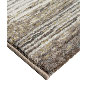 Tappeto Moderno Righe Soggiorno Salotto Beige