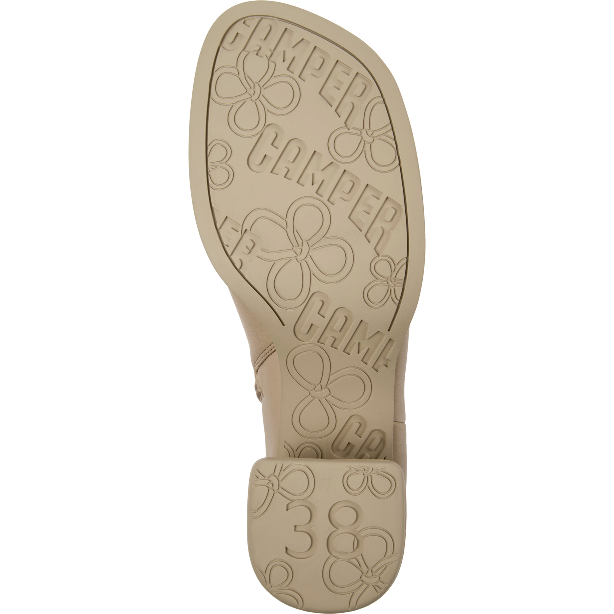 Botines - CAMPER Kora - Beige - Piel lisa