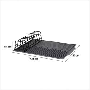 Tapis de vaisselle avec rack amovible 43x33cm