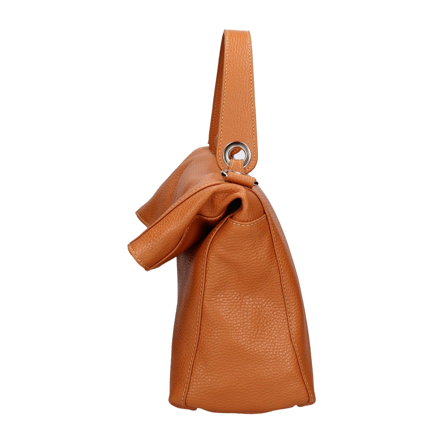 Borsa a spalla convertibile in zaino da donna In Vera pelle Made in Italy 34x21x12 cm