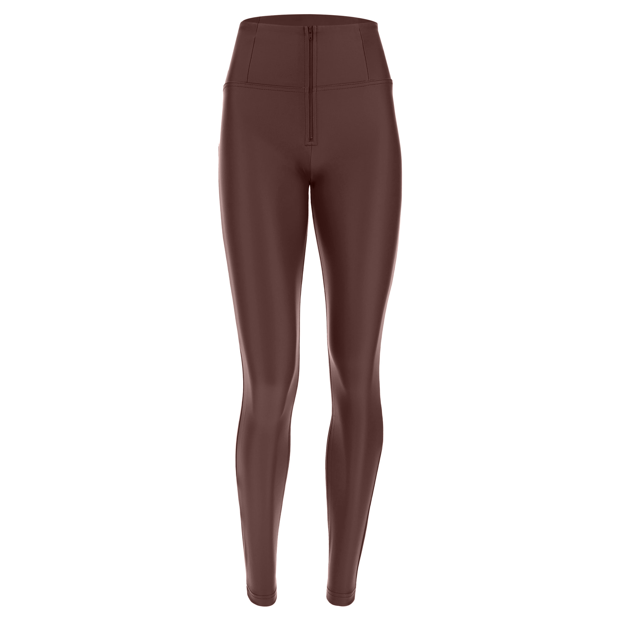 Pantaloni push up WR.UP® vita alta superskinny similpelle