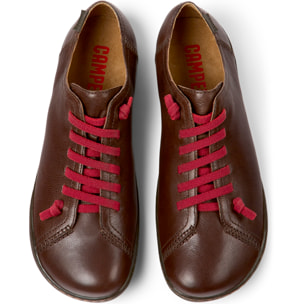 Zapatillas - CAMPER Peu Cami - Marron - Cuero liso