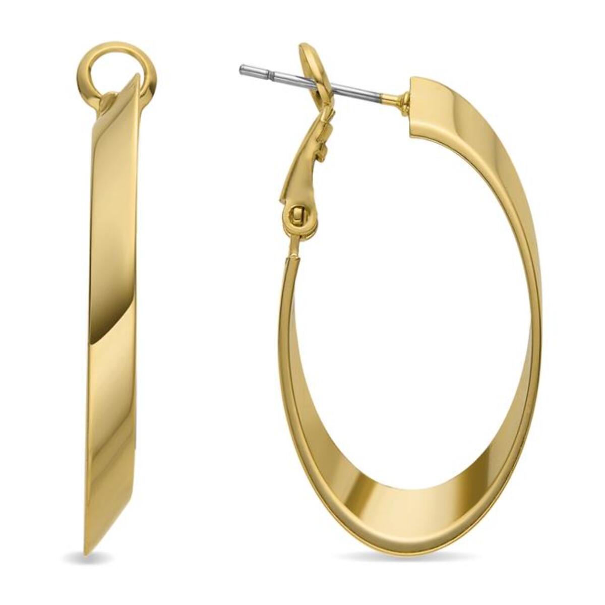 Pendientes acabado oro 18k