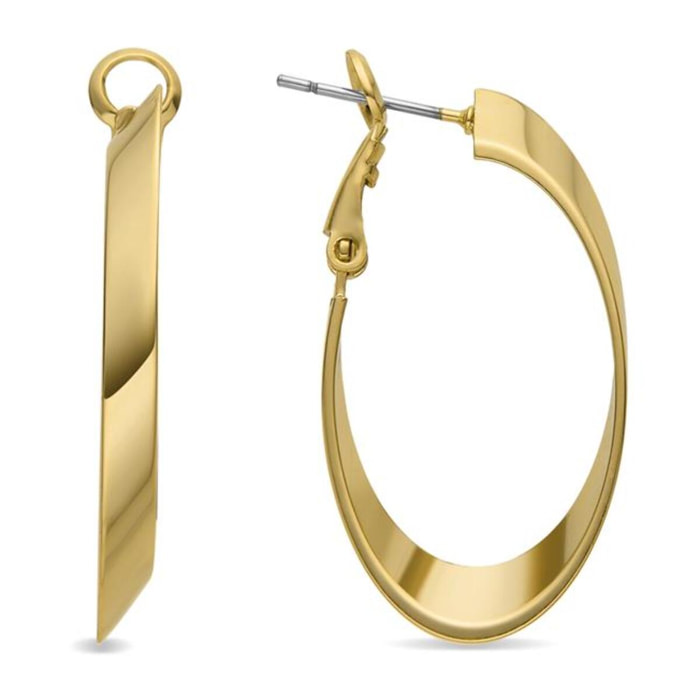 Pendientes acabado oro 18k