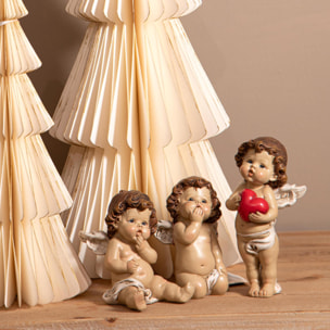 Angeli Seduti - Pezzi 2 - 12xH9x5cm - Bianchi Dino SpA