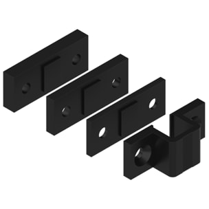 Delantero negro + bolso de cuña LA CROISÉE DS - 6812-013