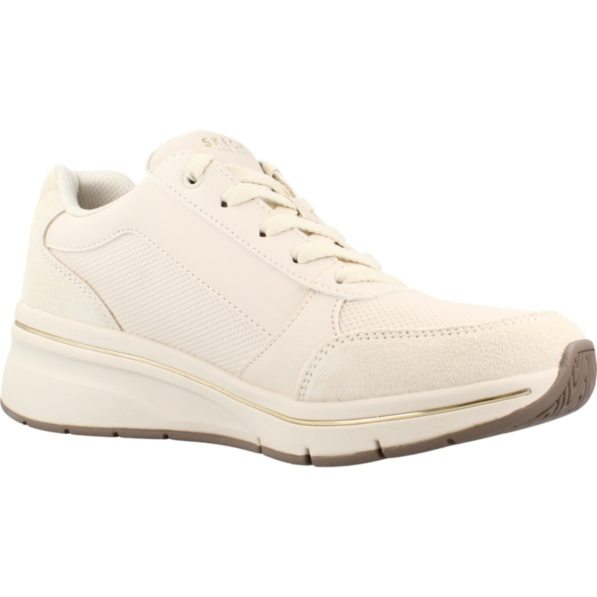 Sneakers De  Mujer 190370s Billion Flex Luxe Up Beis