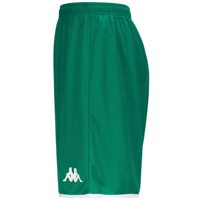 Kappa - Pantaloni Corti Uomo Verde - Kappa4Basket Dumpo