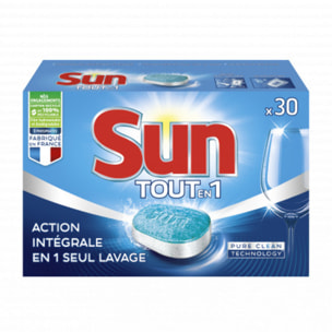 Sun Tablettes Lave-Vaisselle Tout En 1 30 Tablettes