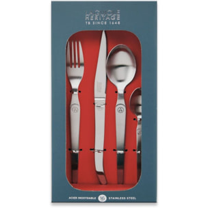 Ménagère LAGUIOLE HERITAGE TB 16pcs intuition satine