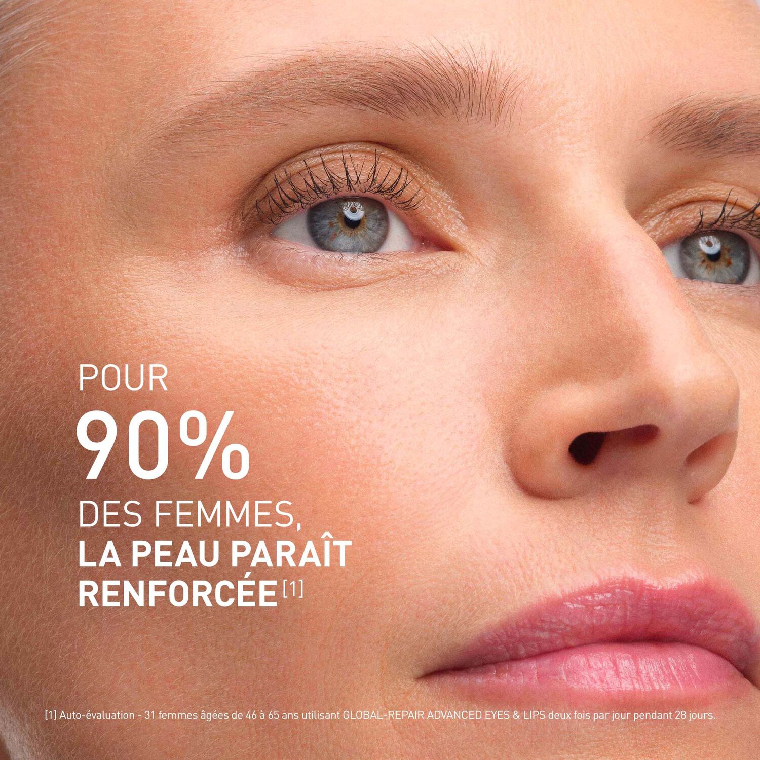Global-Repair Eyes & Lips - Soin contour des yeux et lèvres nutrition anti-âge et rides 15 ml