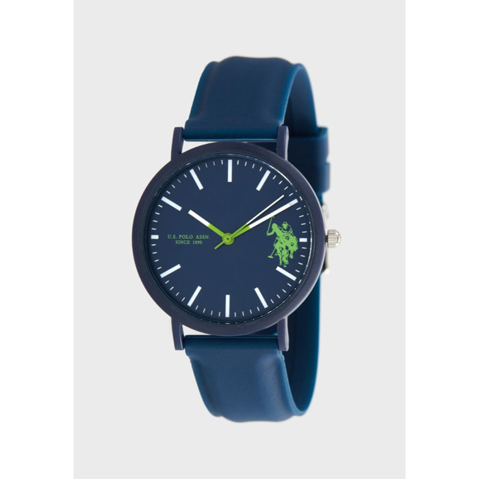 Orologio U.S. Polo Assn. In silicone blu