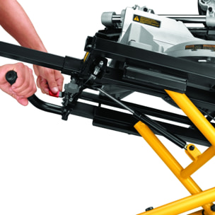 Piètement roulant pour scie à onglets - Charge max. 135 kg - DEWALT - DE7260-XJ