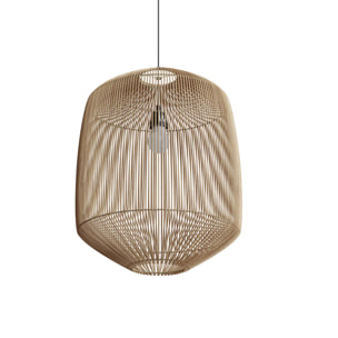 Abat-jour naturel pour suspension en rotin D40 cm - Hajar