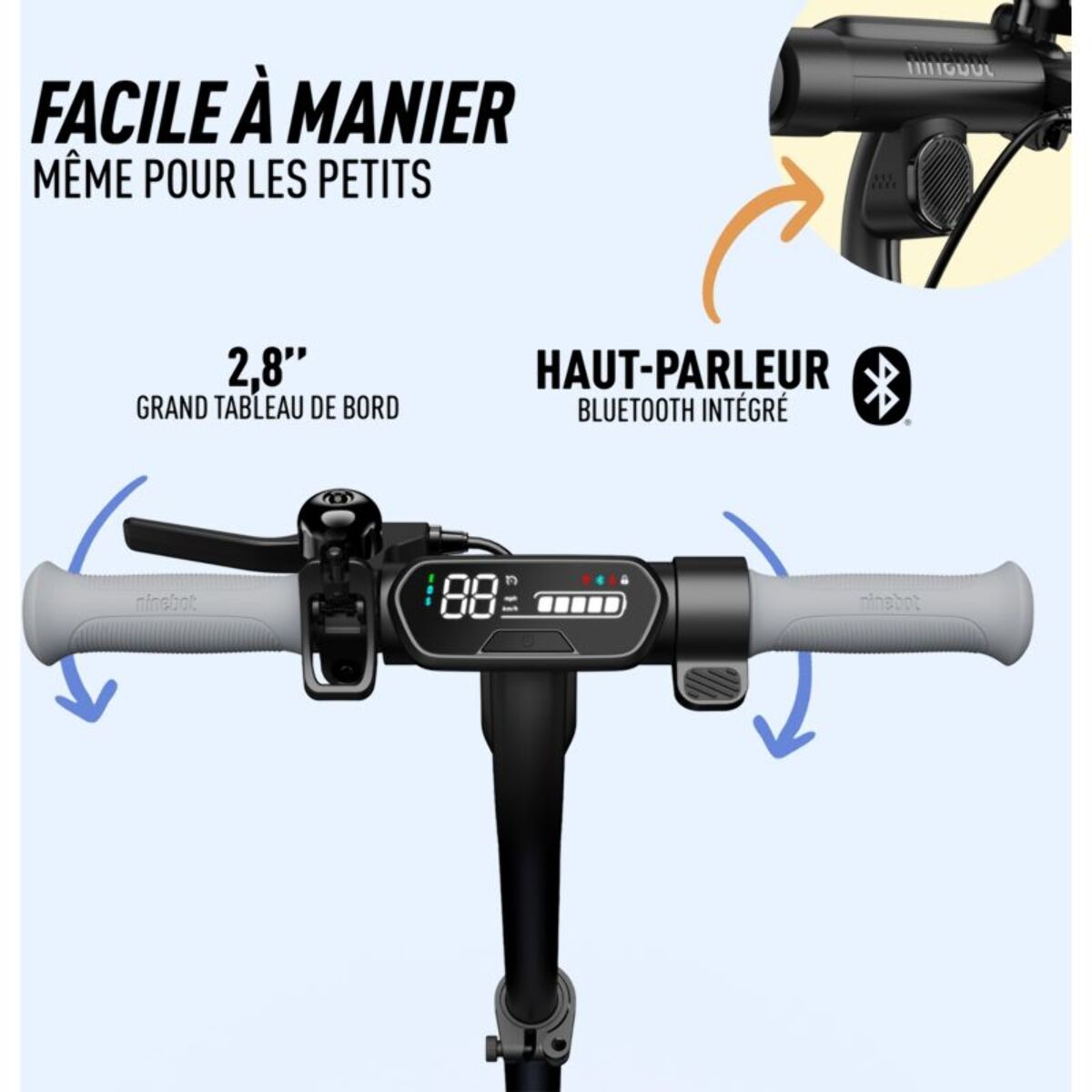 Trottinette électrique enfant NINEBOT C2 Pro E powered by Segway