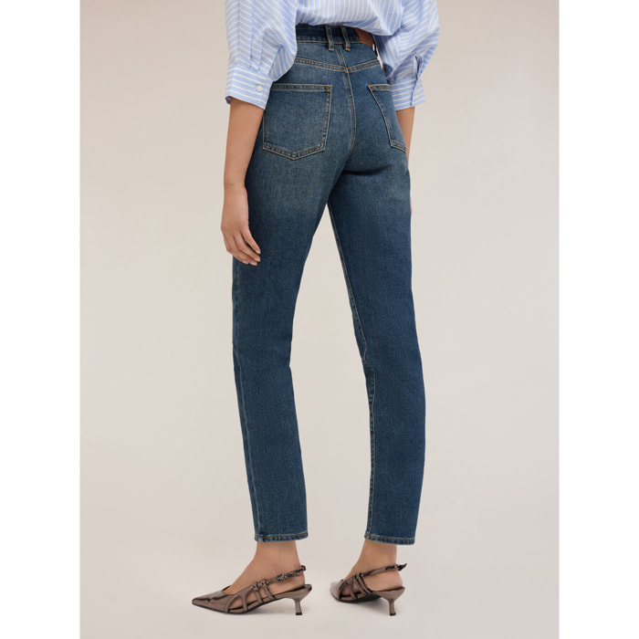 Motivi - Jeans MUM fit Elsa - Blu