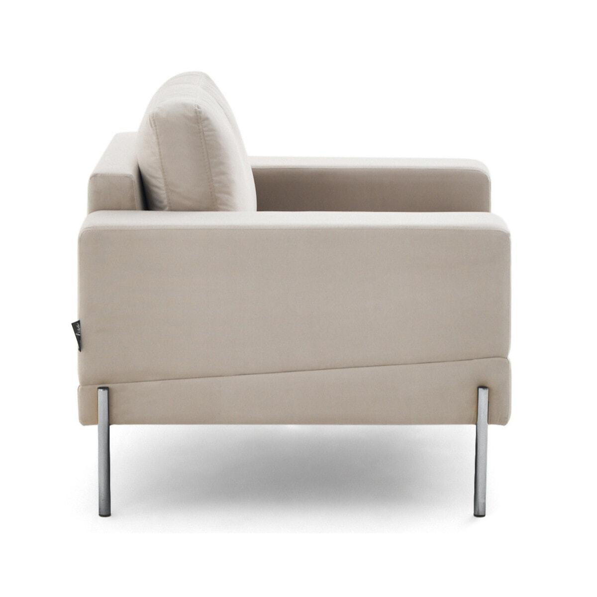 Isaure - fauteuil en velours - Beige