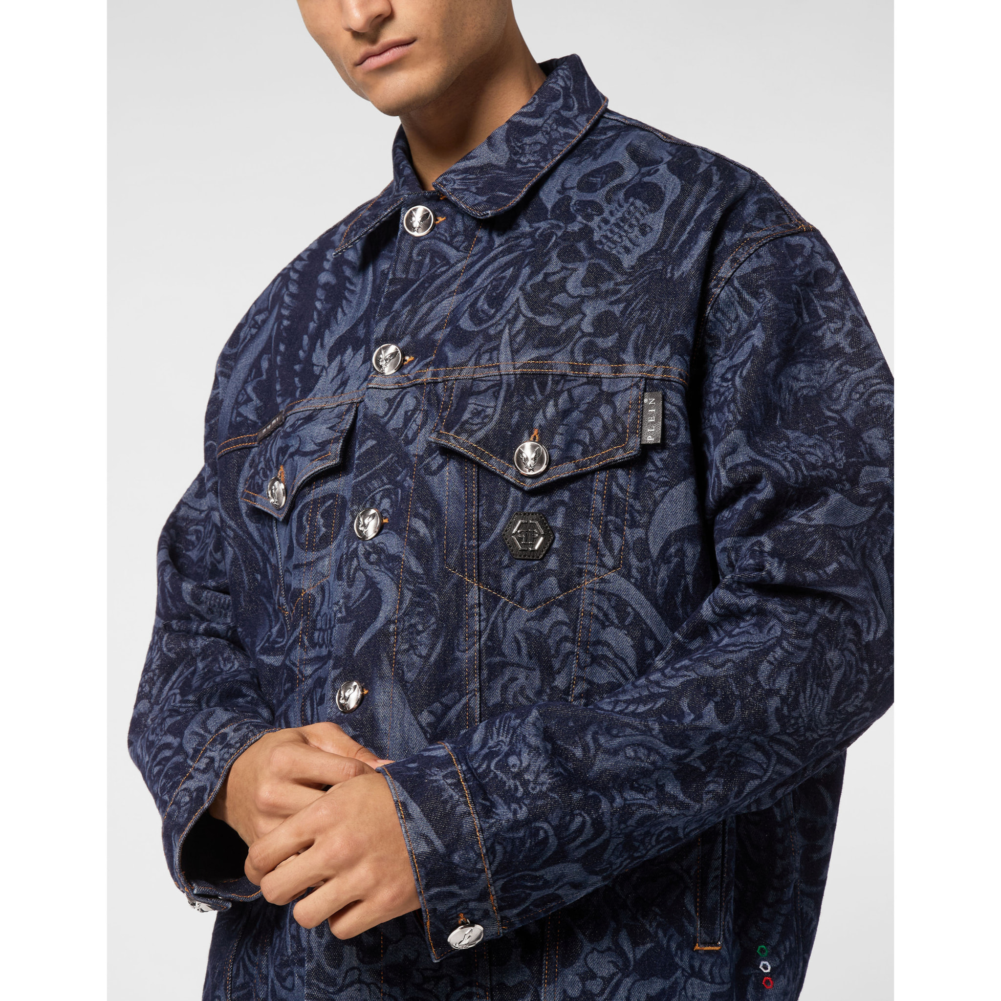 PHILIPP PLEIN Chaqueta vaquera TATTOO