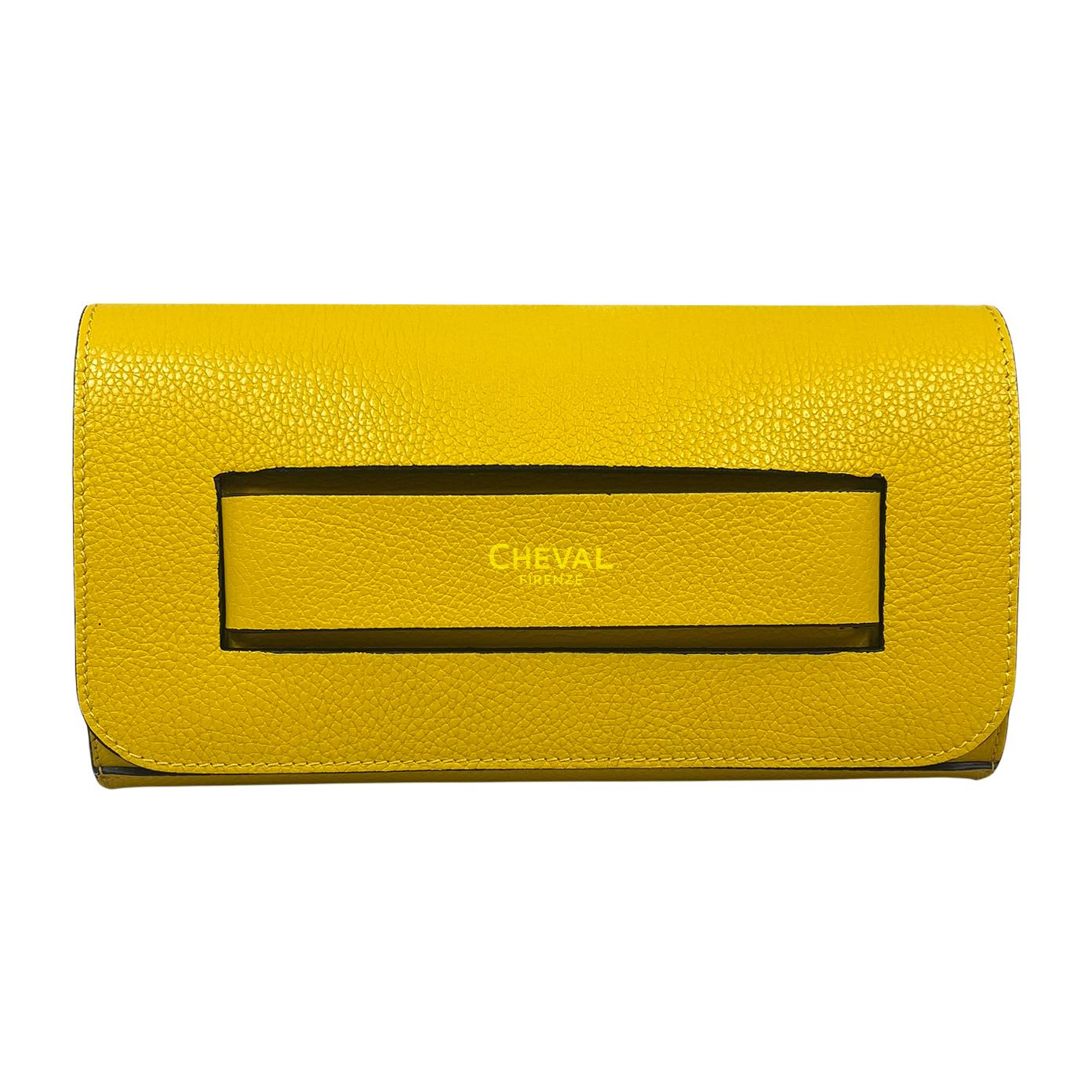 Pochette Cheval Firenze Hamal Giallo