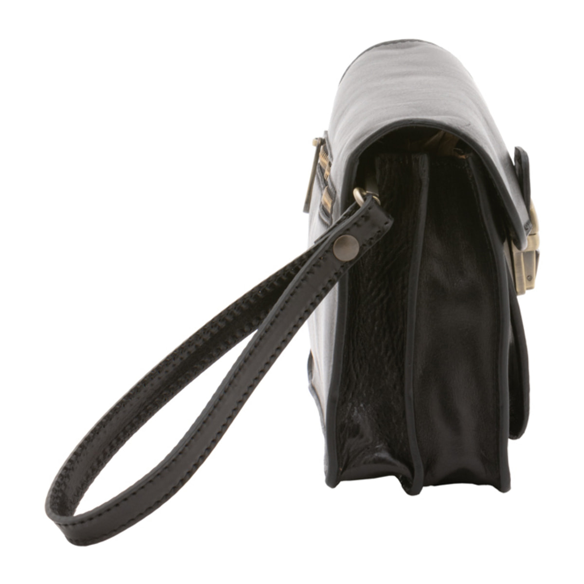 Borsa a mano  da uomo In Vera pelle Made in Italy 24x17x8 cm