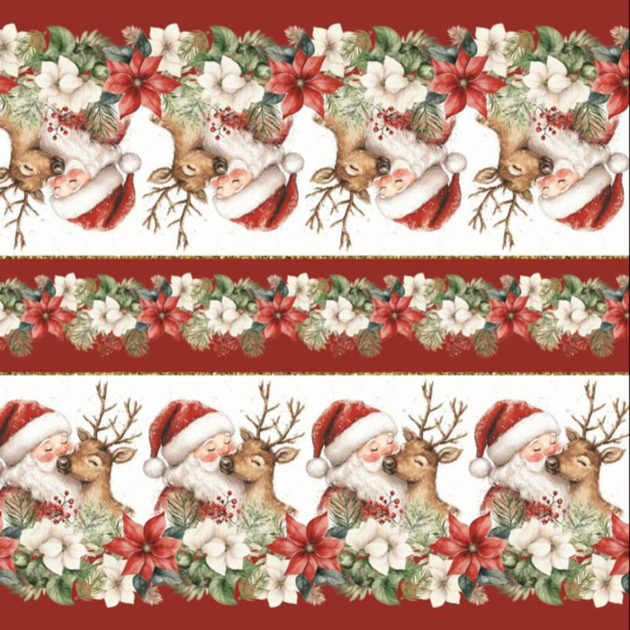 CASSESE HOME Tovaglia No Stiro Breccia Natale In Poliestere Made In Italy_Dec.R