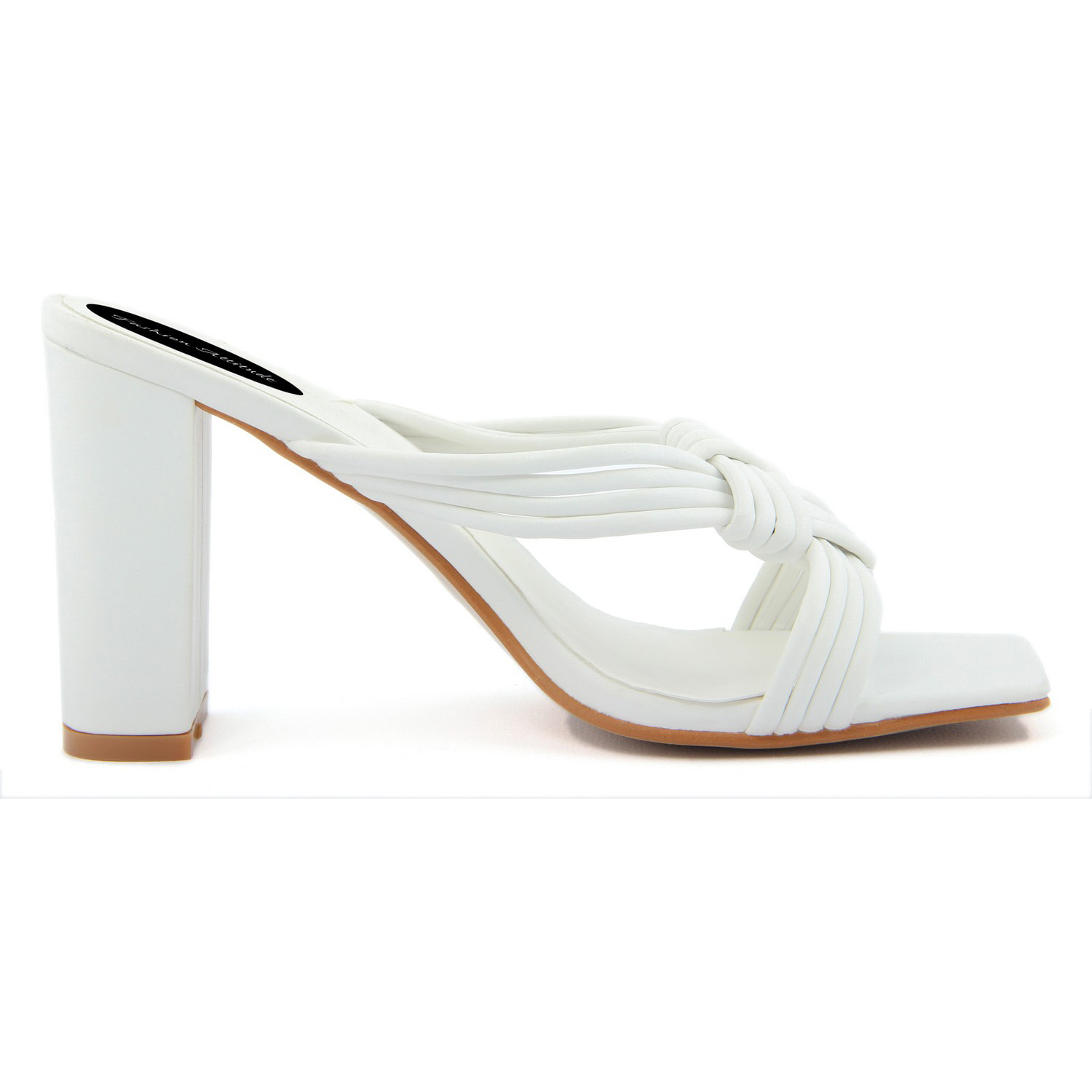 Sandalo con tacco Donna colore Bianco