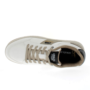 Armata di Mare Scarpe Uomo Sneakers Basse Stringate con Soletta Rimovibile in Memory Foam AMU W24N621 Off White