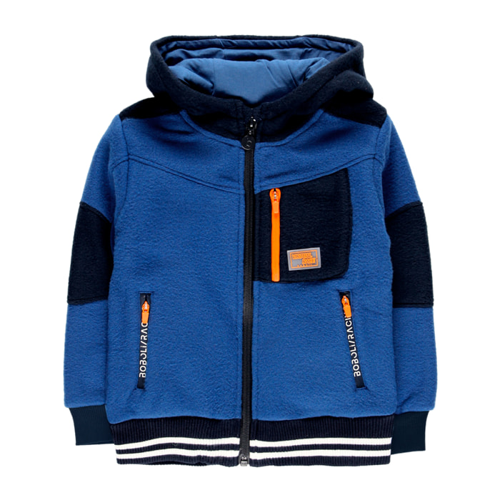 Chaqueta polar con capucha de niño