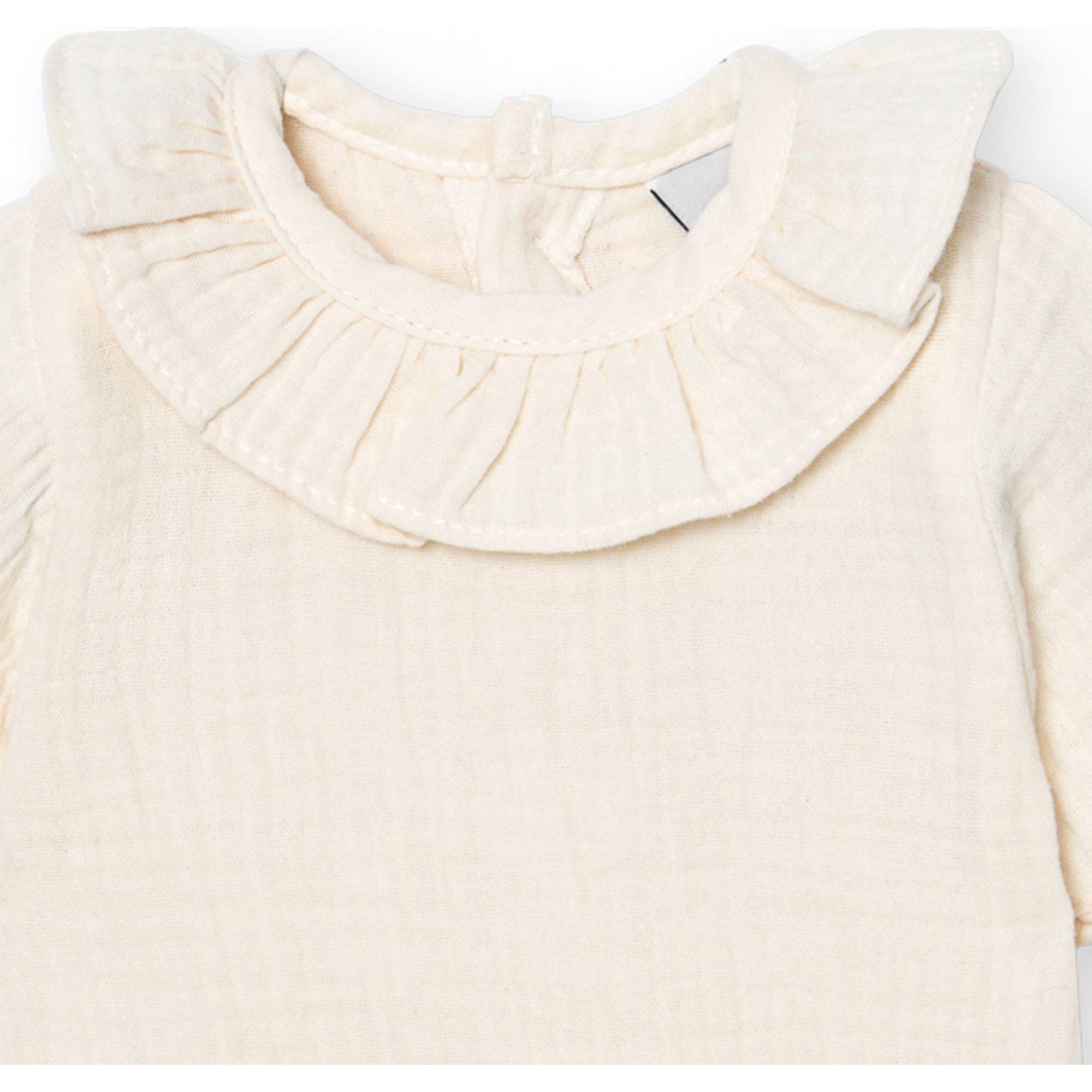 Body bebé manga corta cuello bambula