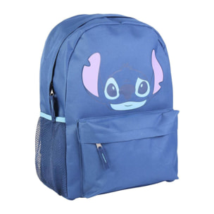 Mochila escolar de stitch idónea para adolescentes con 2 compartimentos, espalda ergonómica y asas ajustables acolchadas