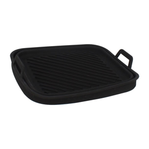 Moule carré en silicone 20cm pour friteuse sans huile