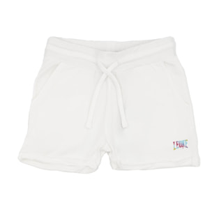 Pantaloncini sportivi da bambina in cotone elasticizzato Leone Bright