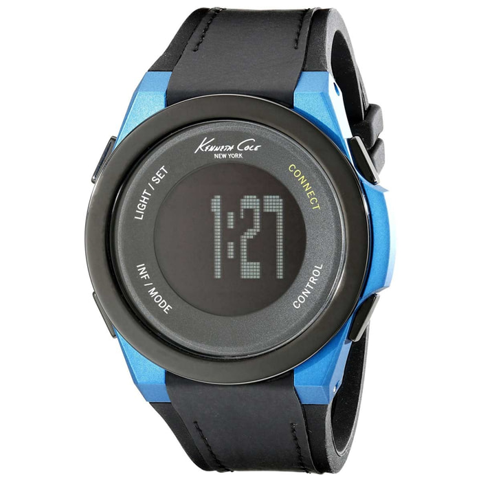 Reloj Kenneth Cole 10022808 Hombre Digital Cuarzo con Correa de Silicona y piel