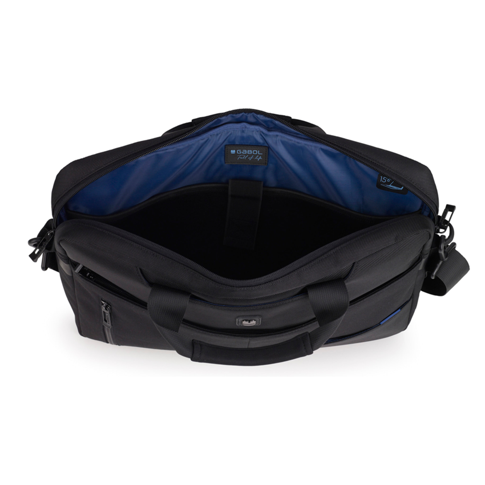 Maletín Gabol Intro convertible a mochila de material reciclado