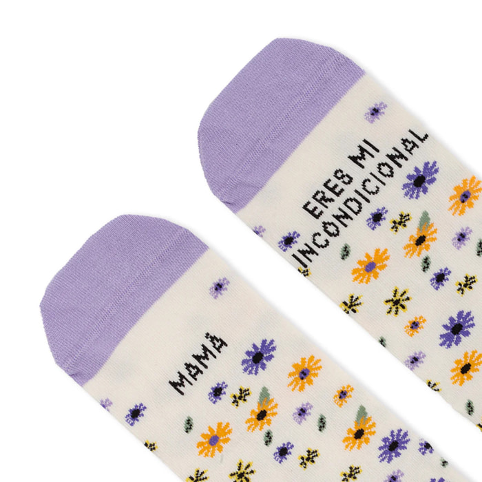 Calcetines "Mamá eres mi incondicional"