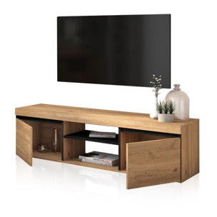 Mueble TV Ebos 140 Roble Nude - Ceniza