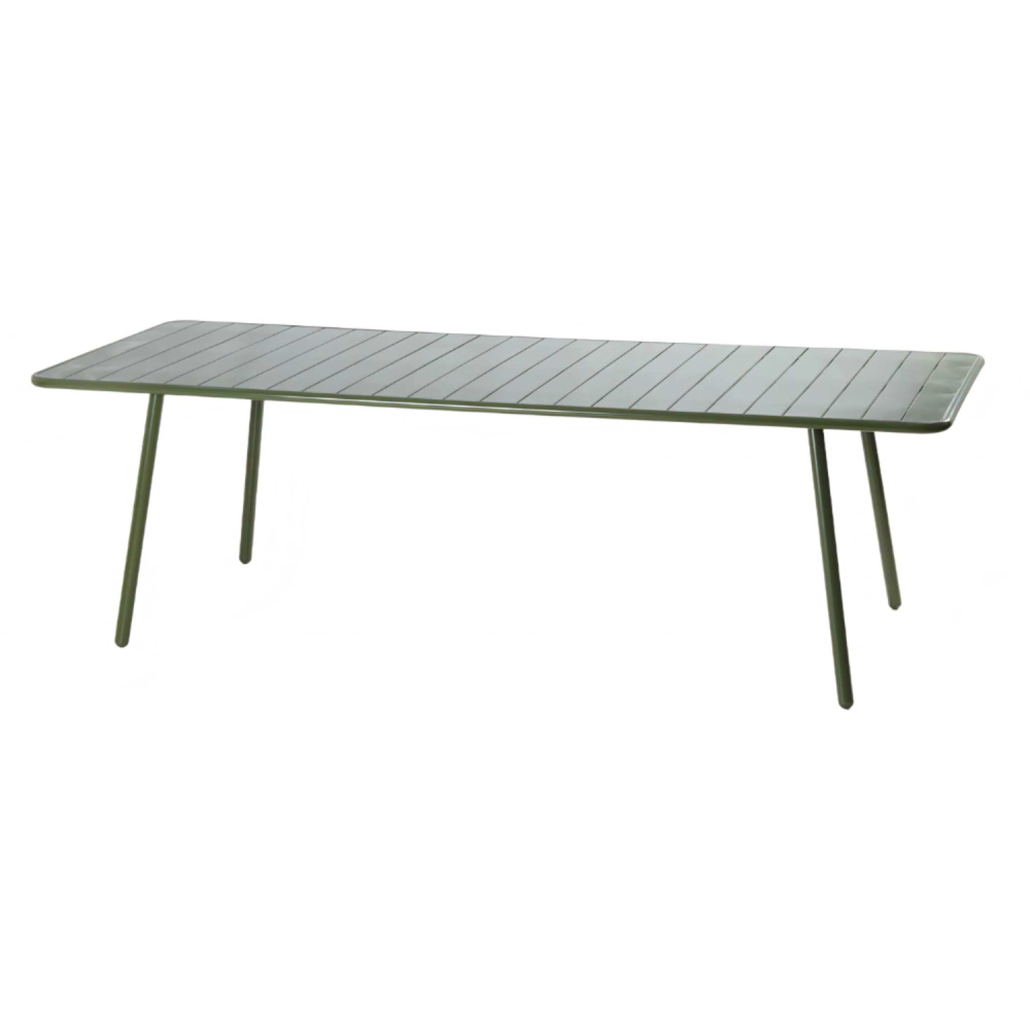 Table de jardin 10-12 places 234cm verte EVORA