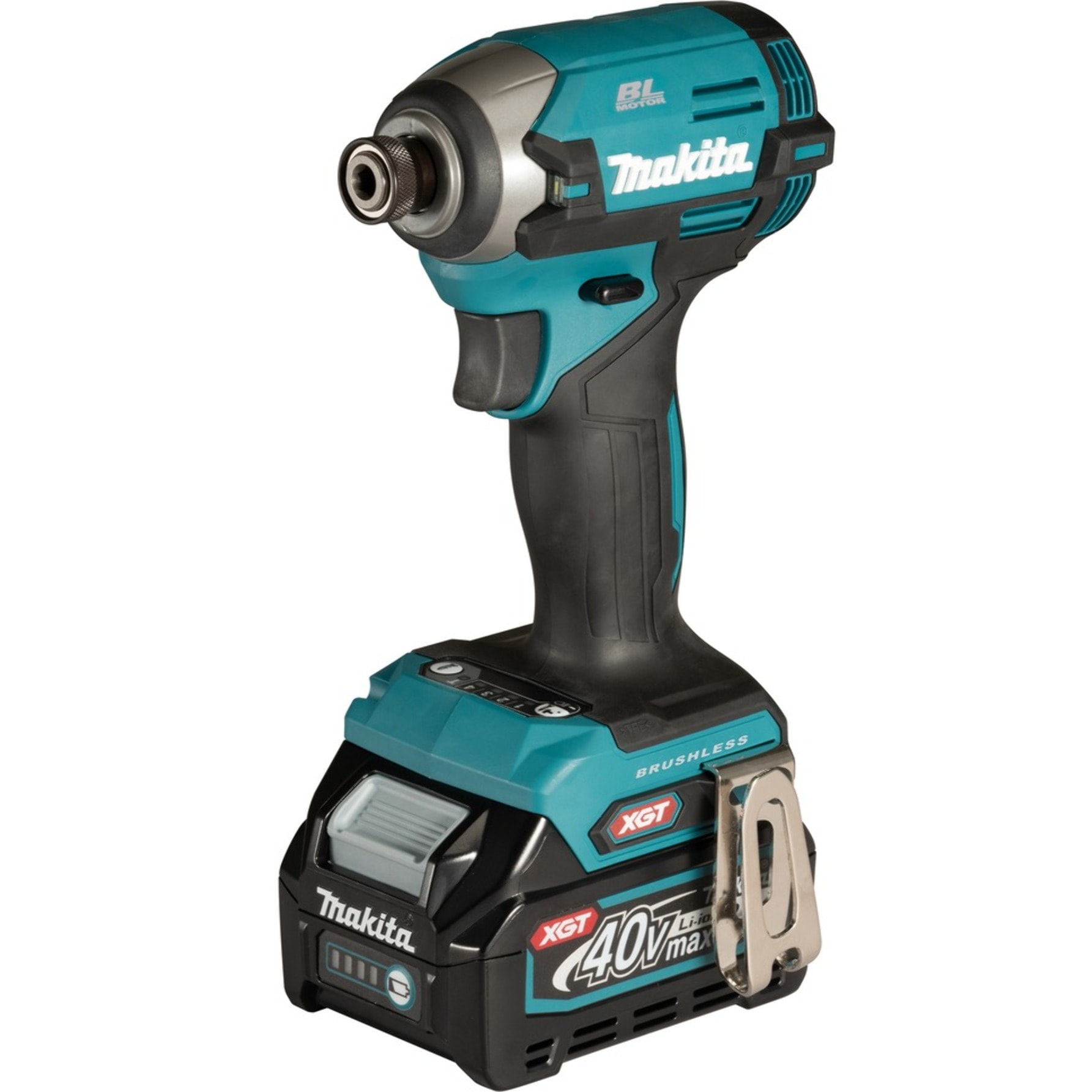 Visseuse à chocs XGT 210 Nm livrée avec 2 batteries 2,0 Ah, 1 Chargeur rapide DC40RC, 1 Coffret Makpac 2 - MAKITA - TD003GA201