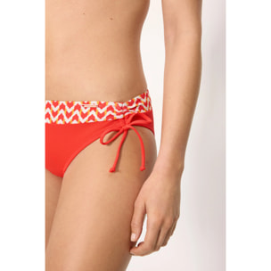 Slip bikini midi modellante Arancio