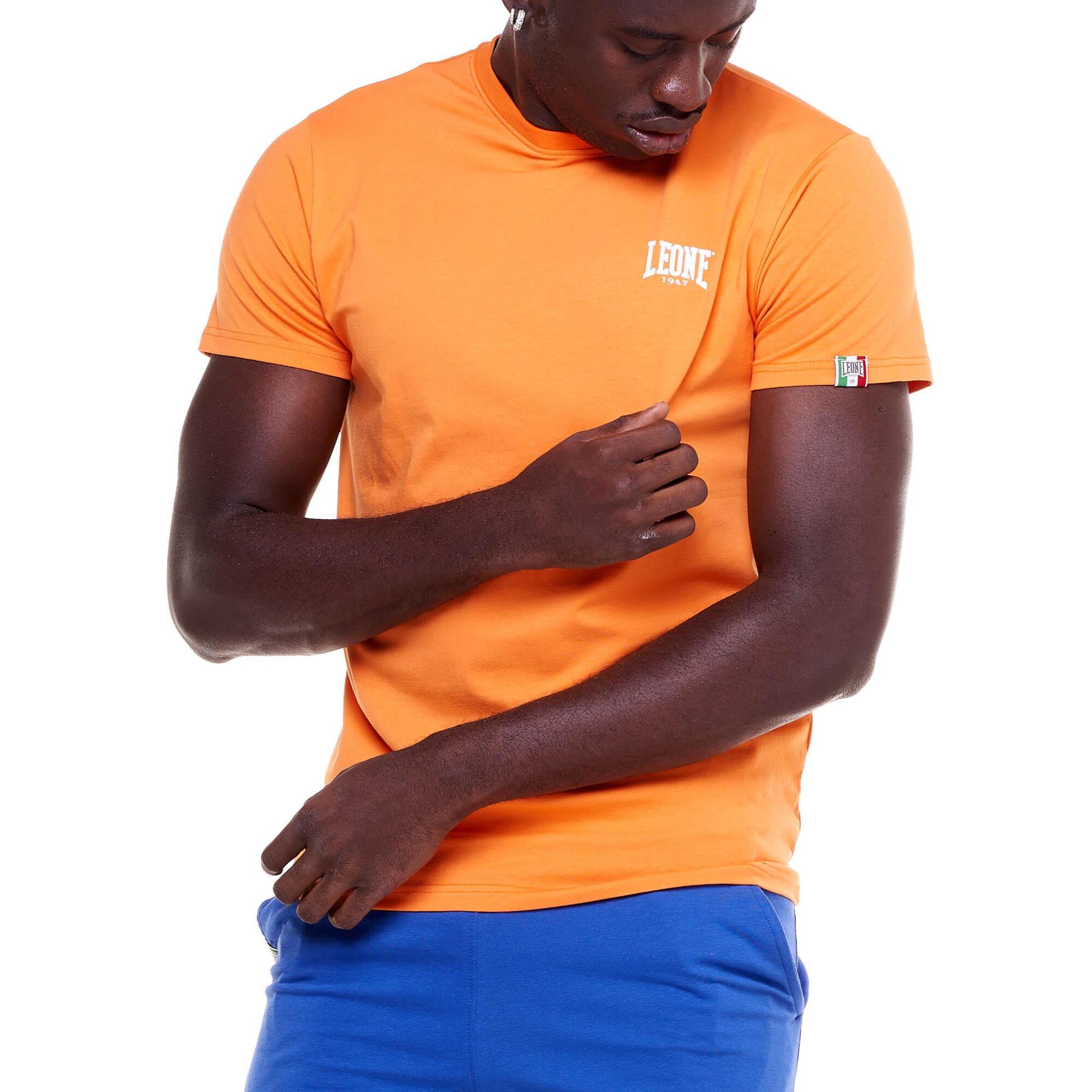 Camiseta básica de manga corta para hombre con logo pequeño