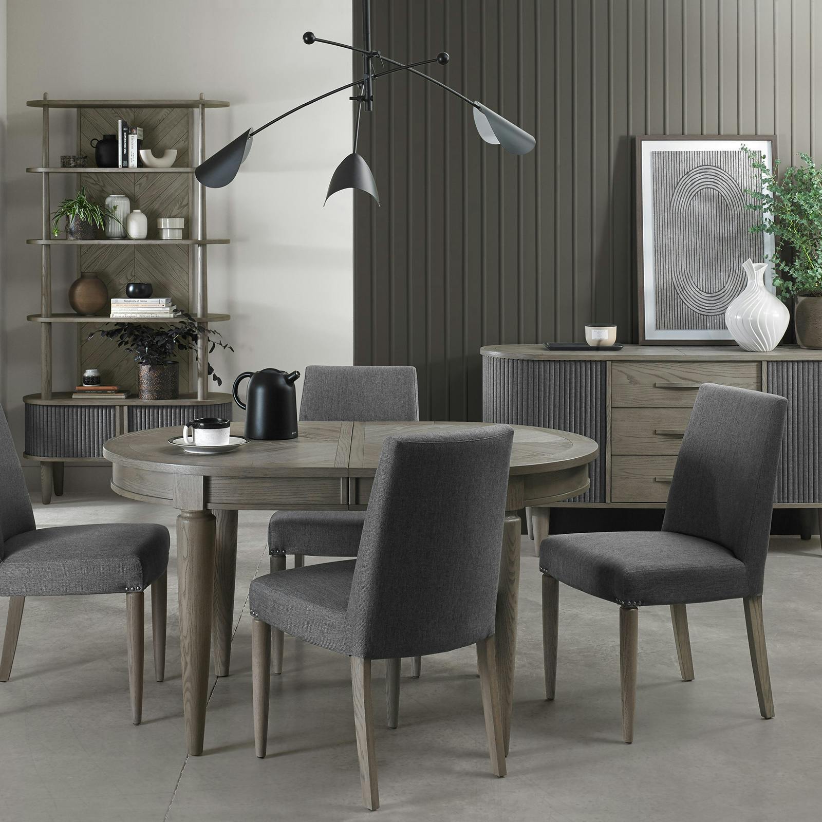 Table extensible 140/185 cm moderne HOUSTON