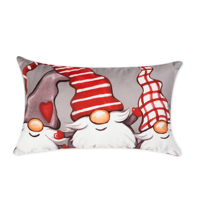 Cuscino arredo Excelsa – Gnomo, Cotone e poliestere multicolore