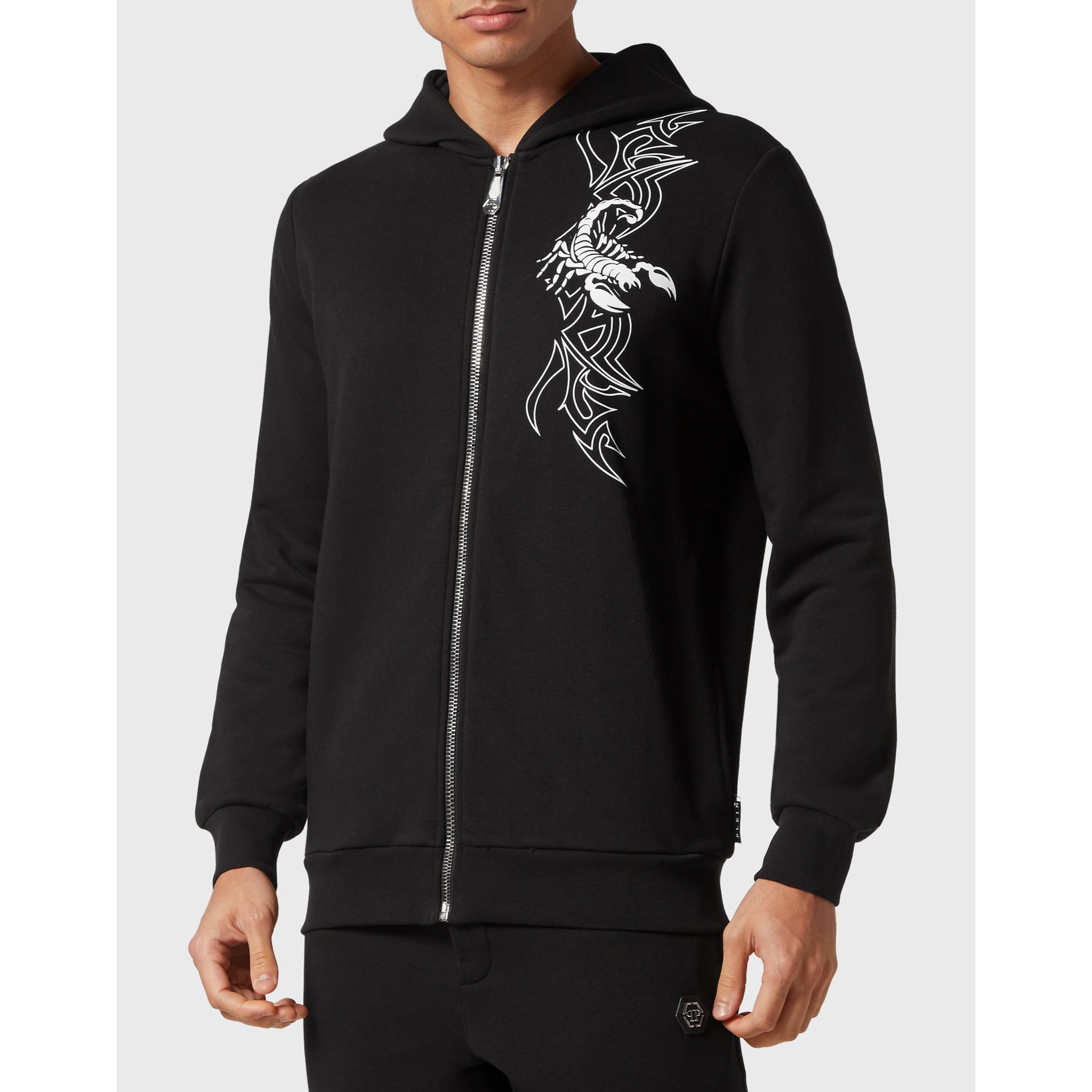 PHILIPP PLEIN Felpa con cappuccio SCORPION
