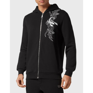 PHILIPP PLEIN Felpa con cappuccio SCORPION