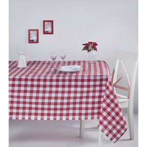 Nappe-Carreaux bordeaux