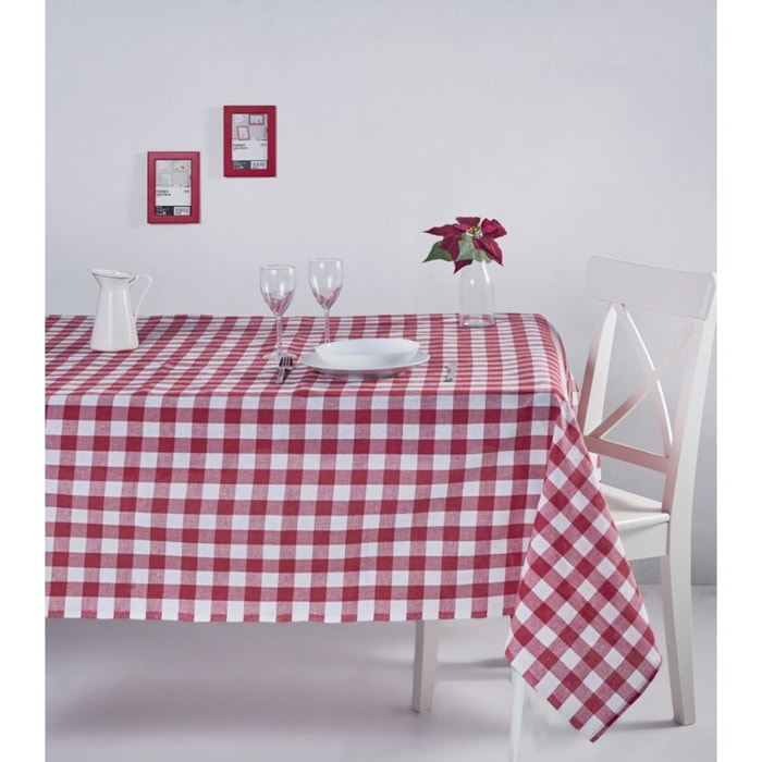 Nappe-Carreaux bordeaux