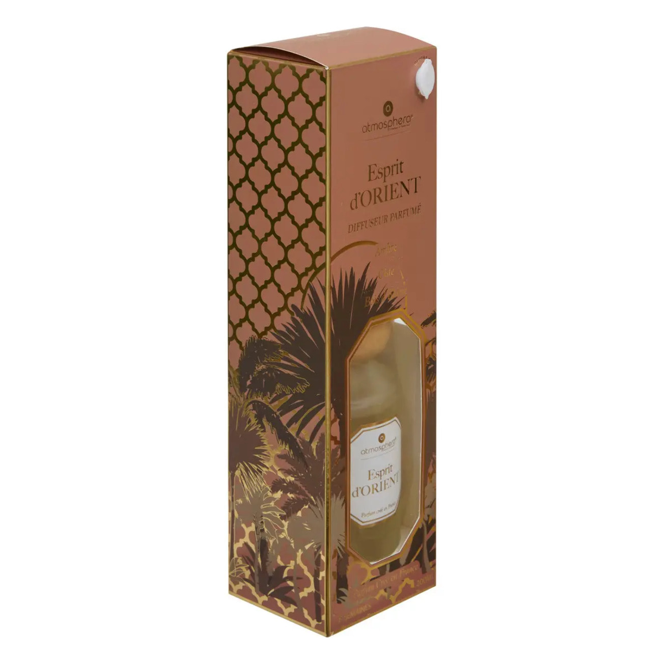 Diffuseur de parfum Elisa 200ml verre Esprit d'Orient