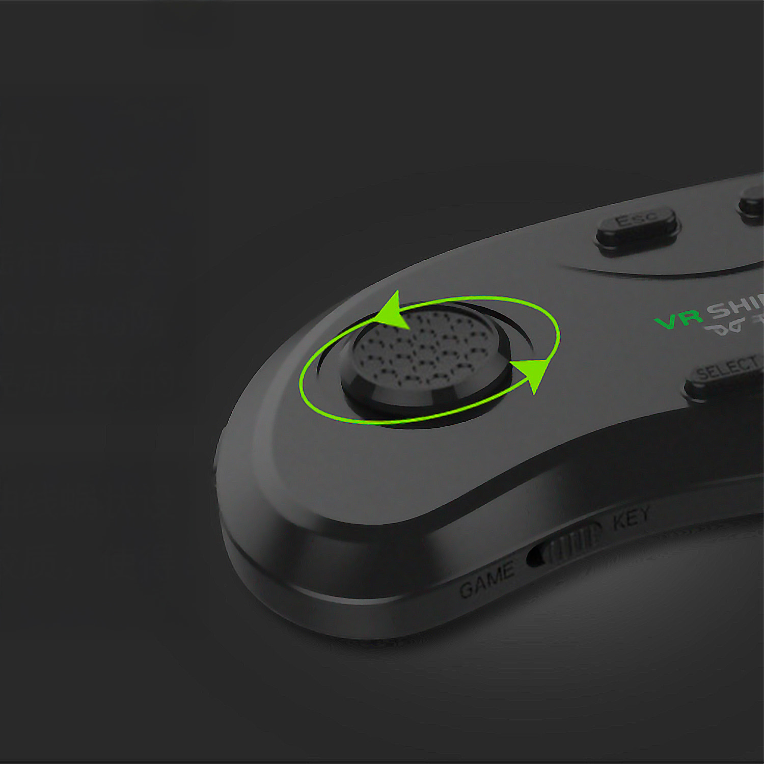 Mando a distancia Bluetooth B01. Teclas ergonómicas y antideslizantes. Compatible con Android, PC e IOS.