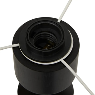 Lampadaire Yulia cylindrique H.150cm noir