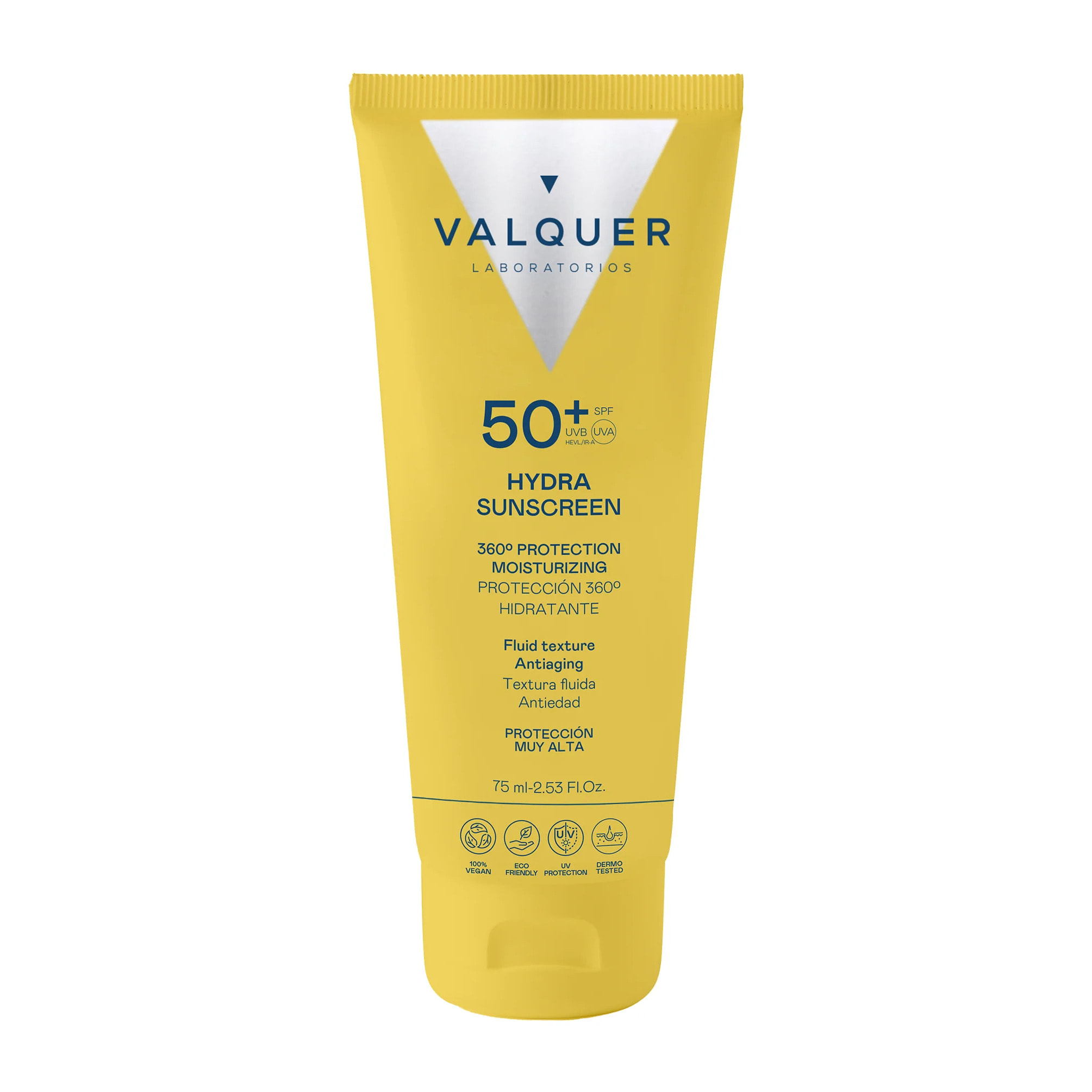 Valquer Laboratorios Crema Facial Hydra Sunscreen SPF 50+ Hidratante y Antiedad